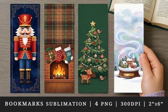 Christmas Bookmark Design Set