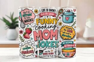 Funny Cooking Mom Tumbler Wrap Design Graphic by Print Nest · Creative ...