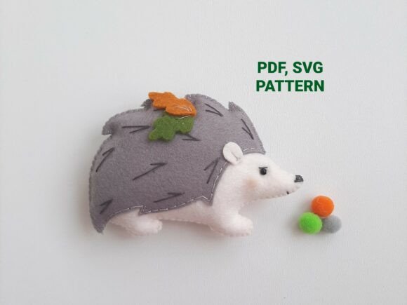 Hedgehog Sewing Pattern, Woodland Animal