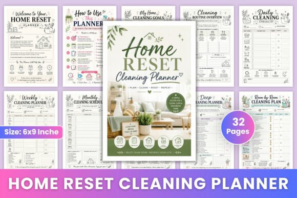 Home Reset Cleaning Planner