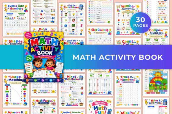 Math Activity Book KDP Interiors