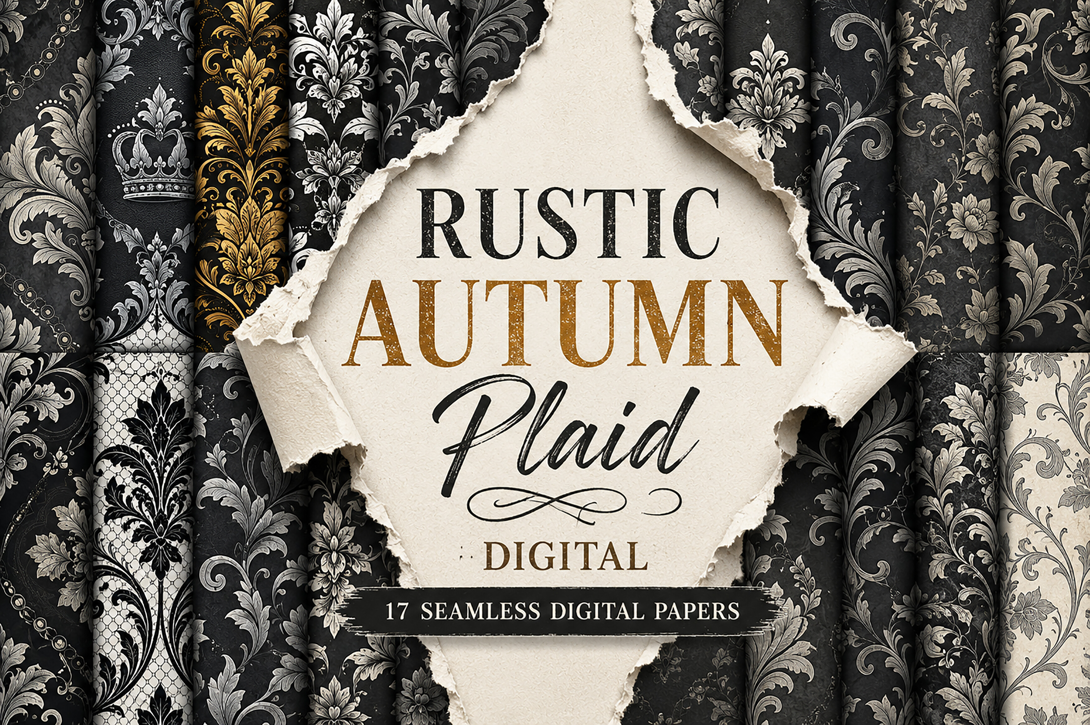 Rustic Autumn Plaid — Digital Pattern