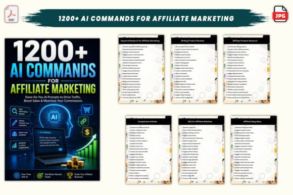 1200+ AI Commands for Affiliate Marketin