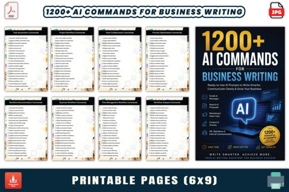 1200+ AI Commands for Business Writing