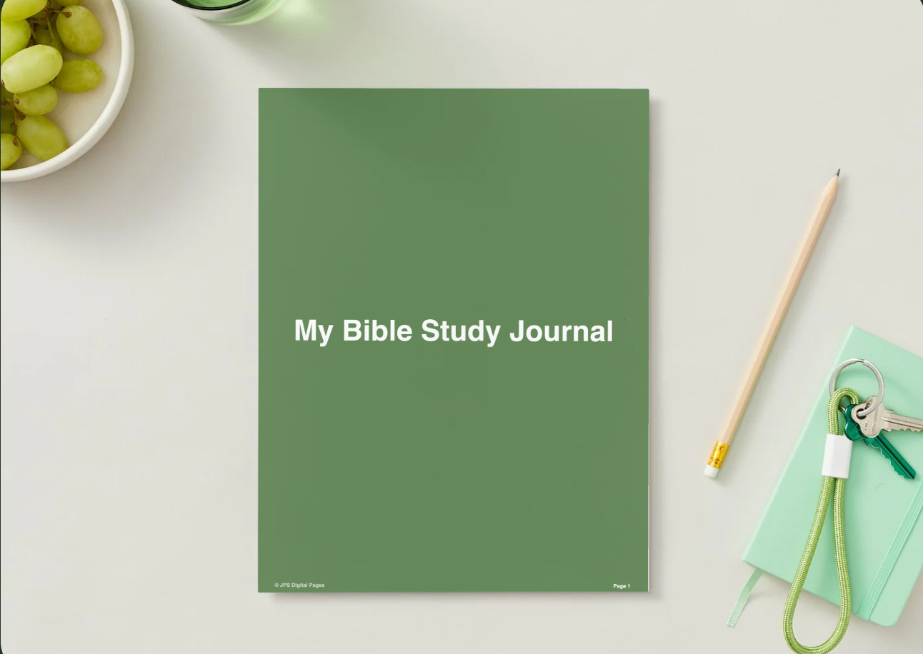 Bible Study Journal Hyperlinked PDF