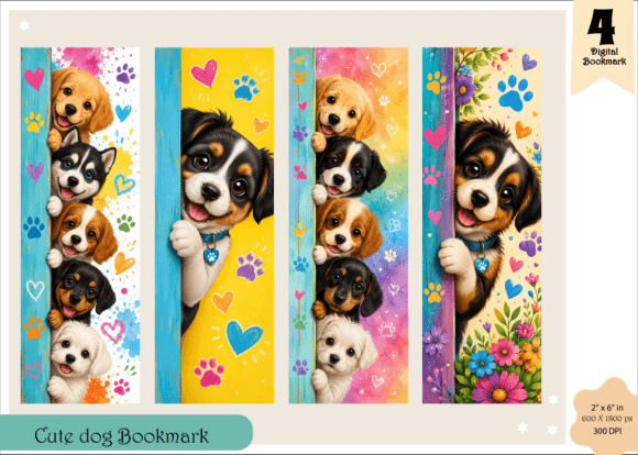 Cute Dog Bookmark