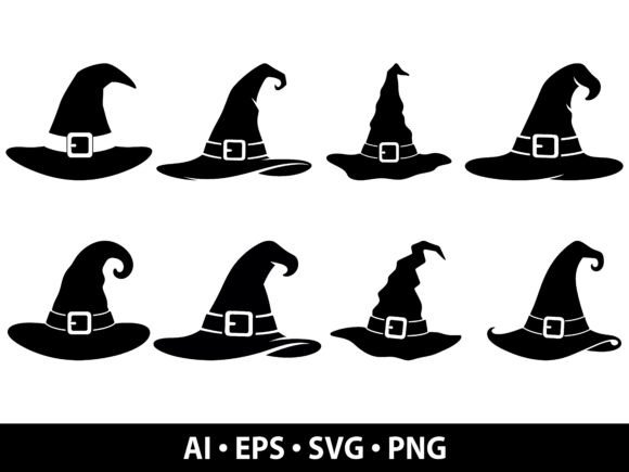 Halloween Witch Hat SVG Bundle