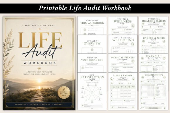 Life Audit Workbook | Printable Self
