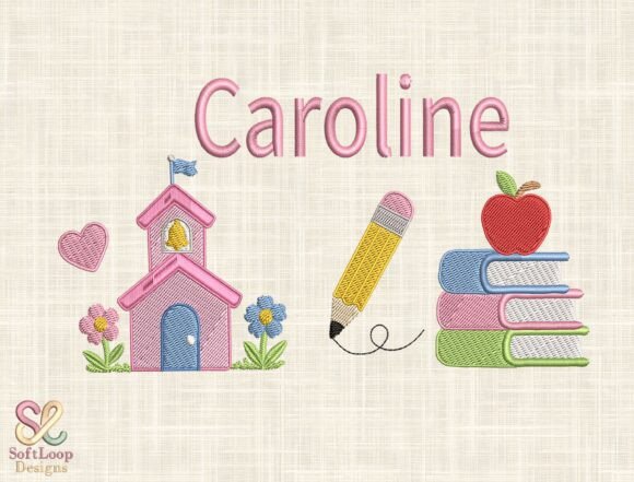 Personalized Back to School Embroidery
