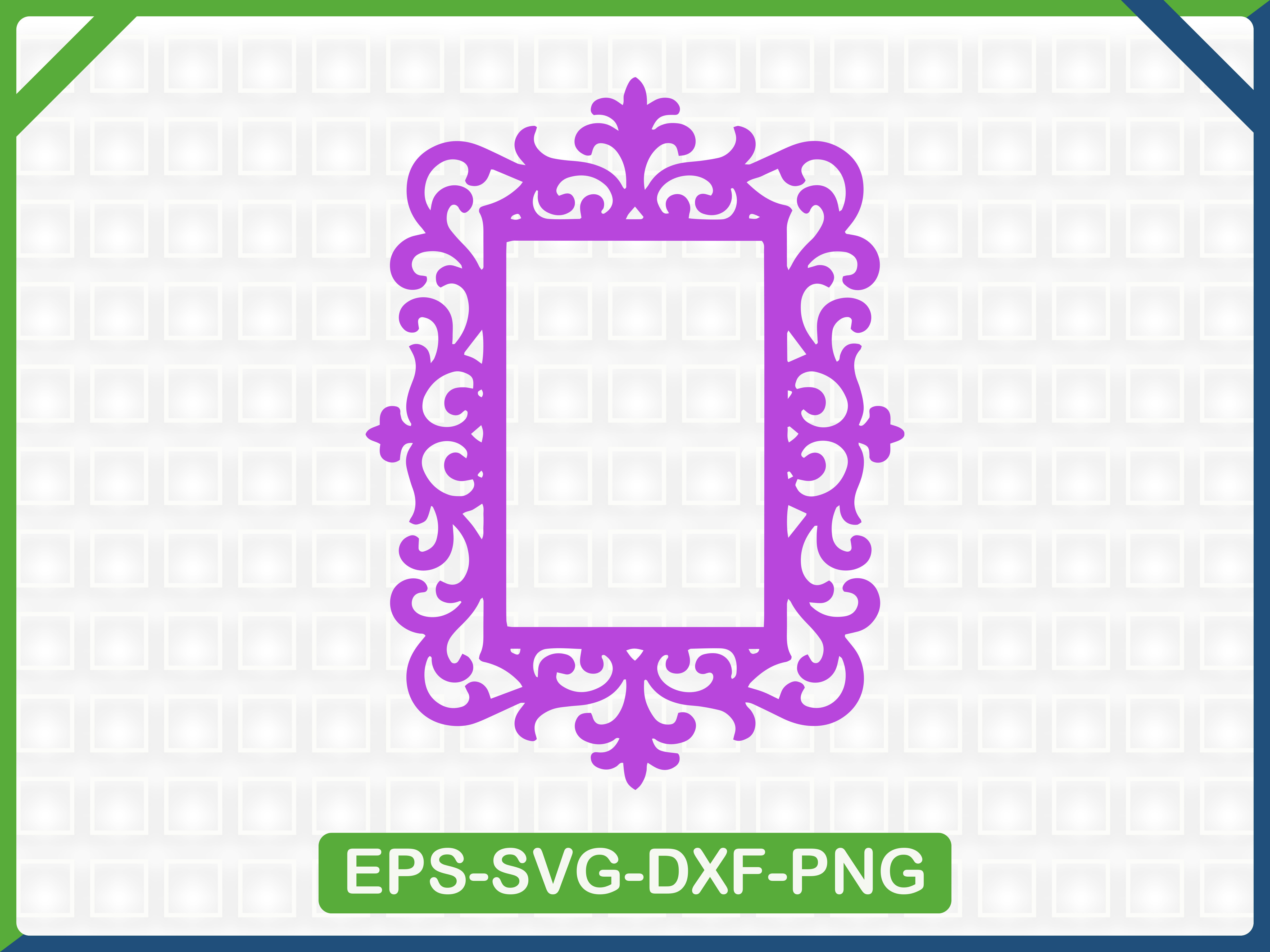 Vintage Ornate Frame SVG