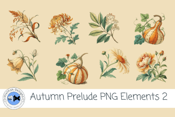 Autumn Prelude PNG Elements 2