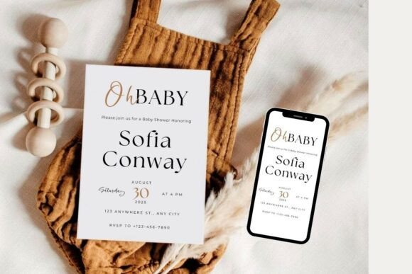 Baby Shower Invitation Template 80