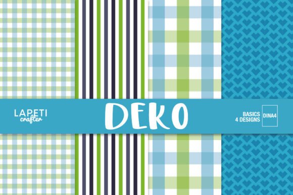 Blue Green Planner Papers