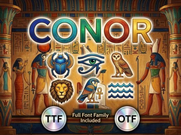 Preview of Conor dingbat font