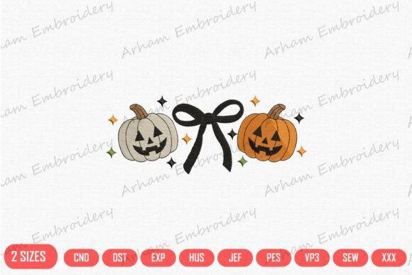 Coquette Pumpkin Bow