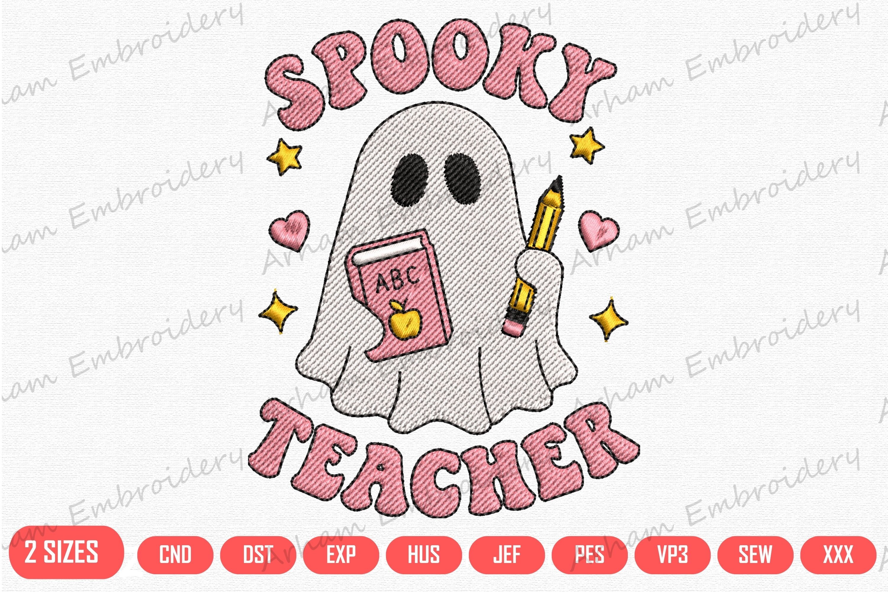 Cute Spooky Teacher Ghost