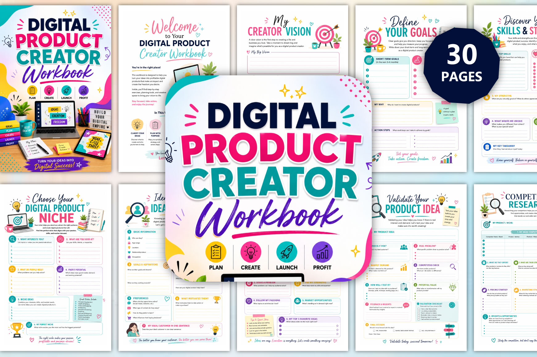 Digital Product Creator Workbook