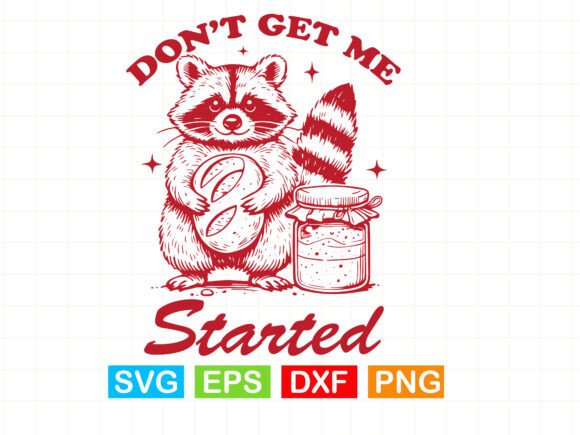 Funny Raccoon Sourdough Baker SVG