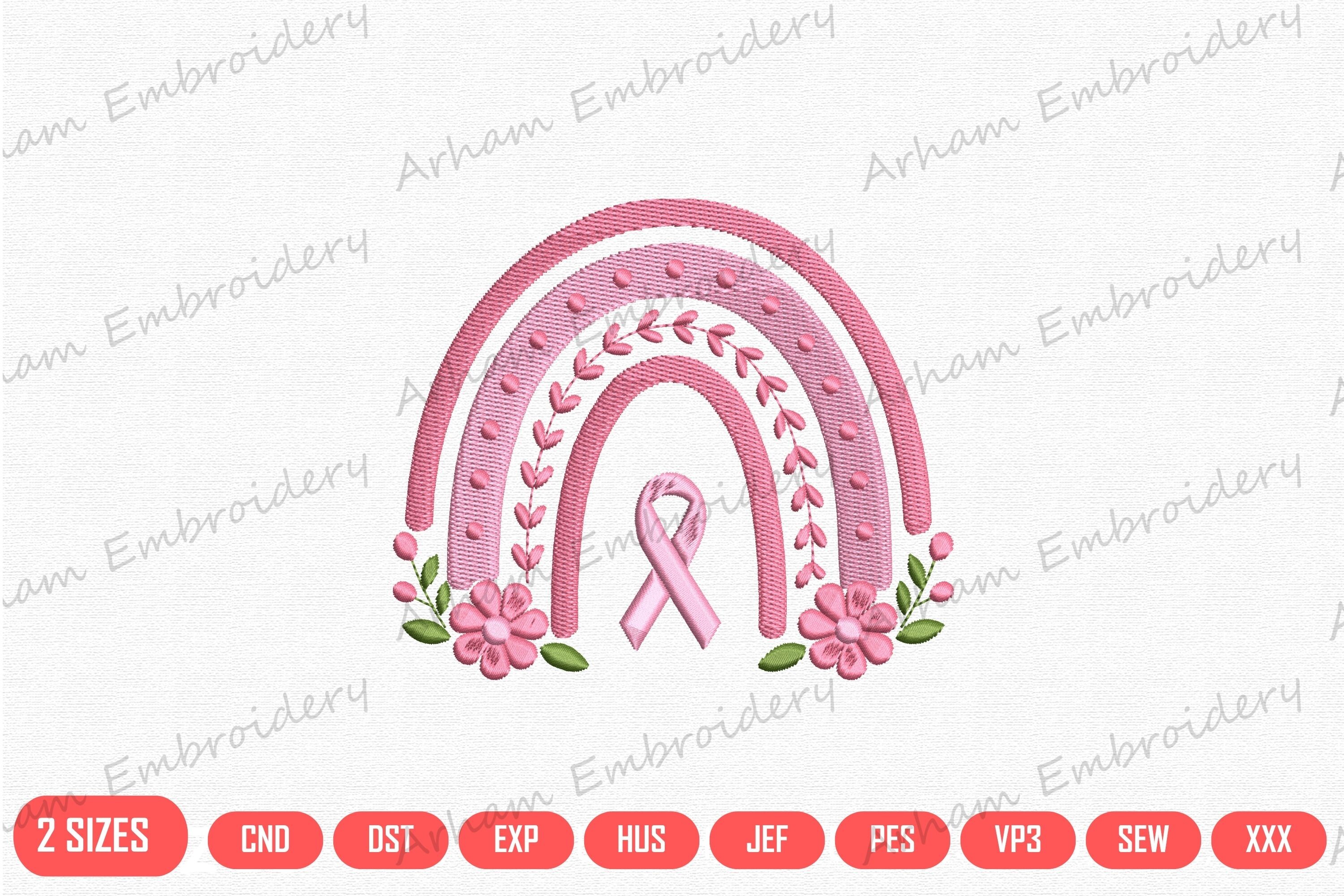 Pink Breast Cancer Rainbow