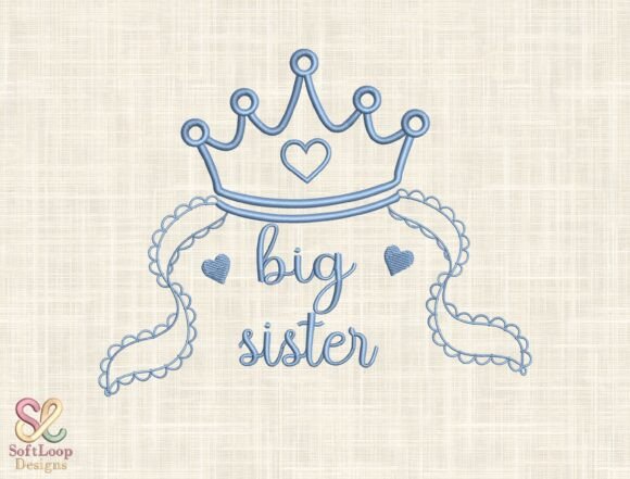 Princess Crown Embroidery Design