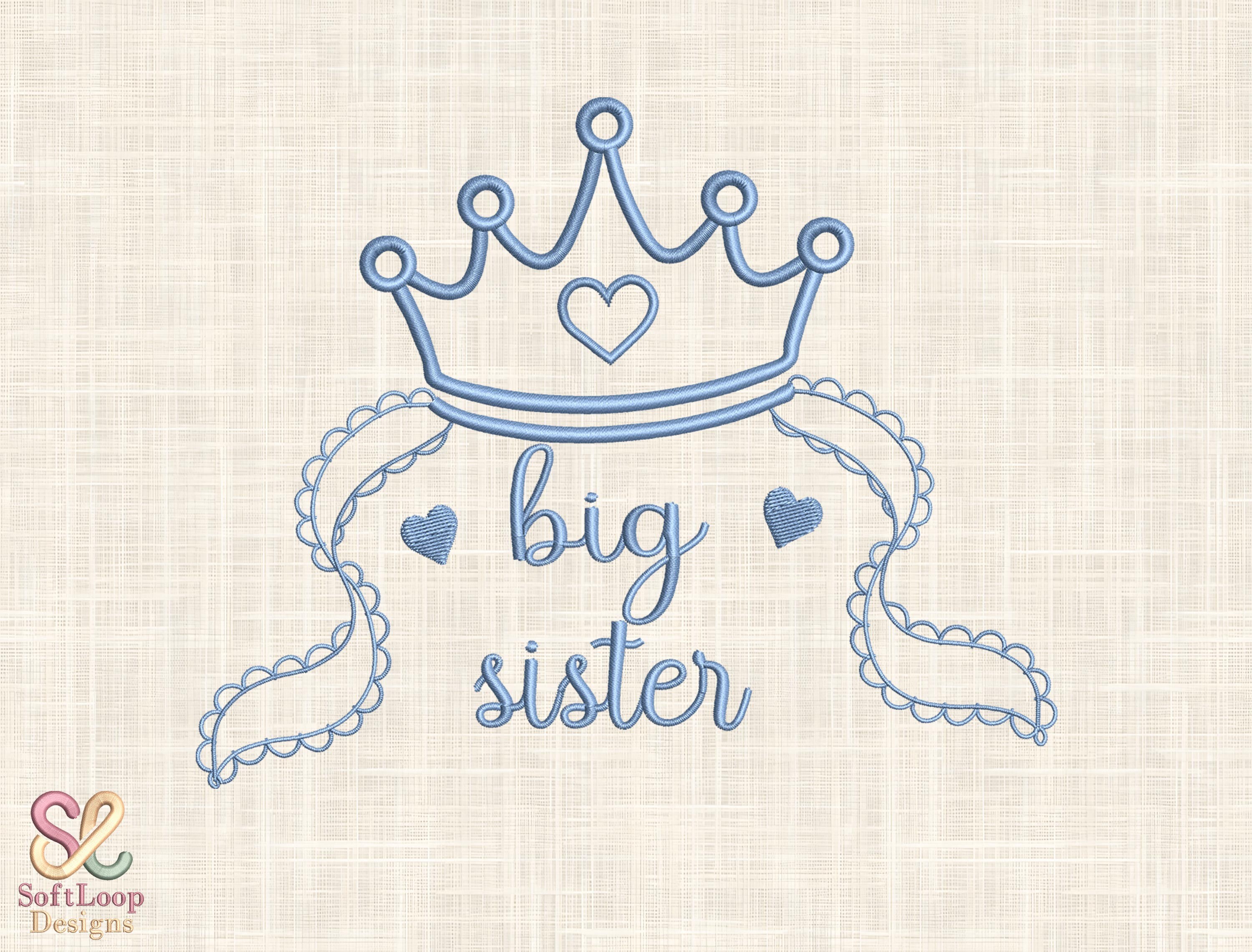 Princess Crown Embroidery Design