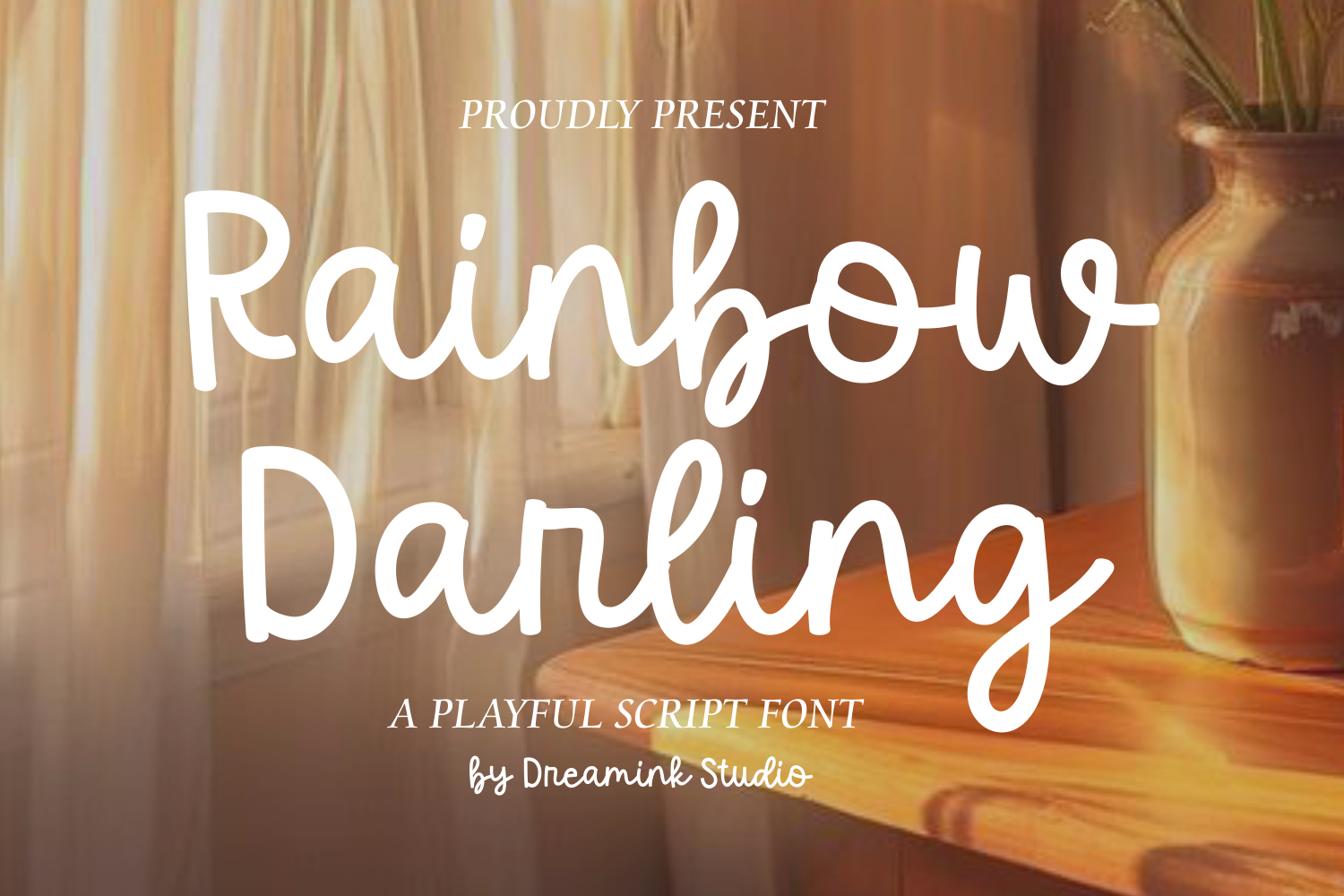Rainbow Darling Script Font by Dreamink (7ntypes) · Creative Fabrica