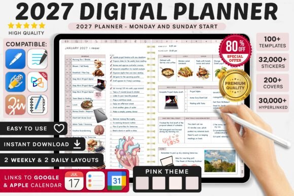 2027 Digital Planner - Digital