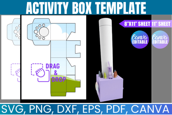 Activity Box Frame Canva Template