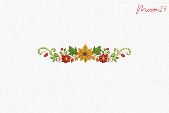 Autumn Floral Border