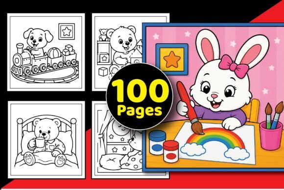Bold & Easy Cozy Sunday Coloring Pages