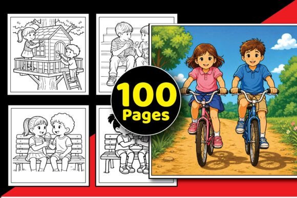 Cozy Quiet Friends Coloring Book Kids