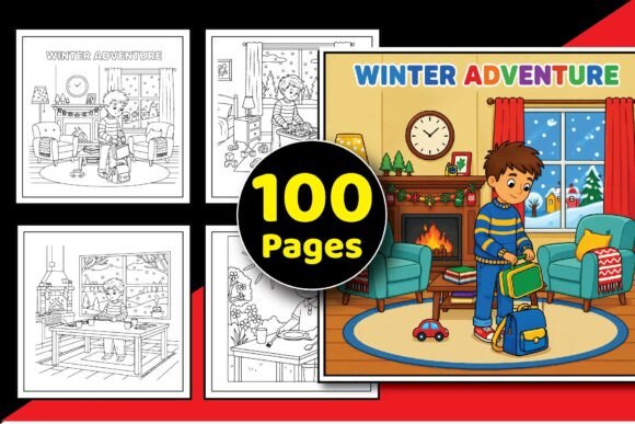 Cozy Routine Kids Coloring Book