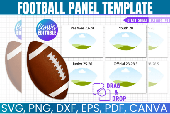 Football Panel Canva Frame Template