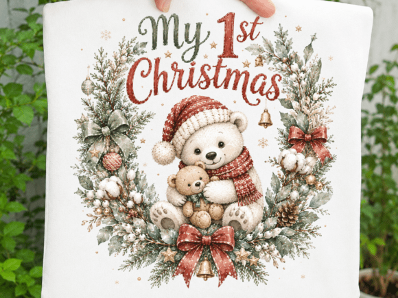 My 1st Christmas, Teddy Bear Baby Christ