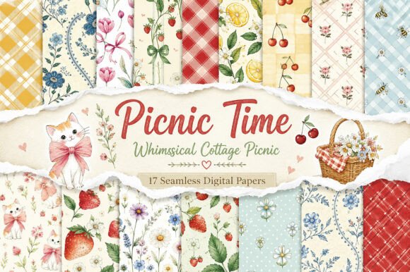Picnic Time – Whimsical Cottage Picnic