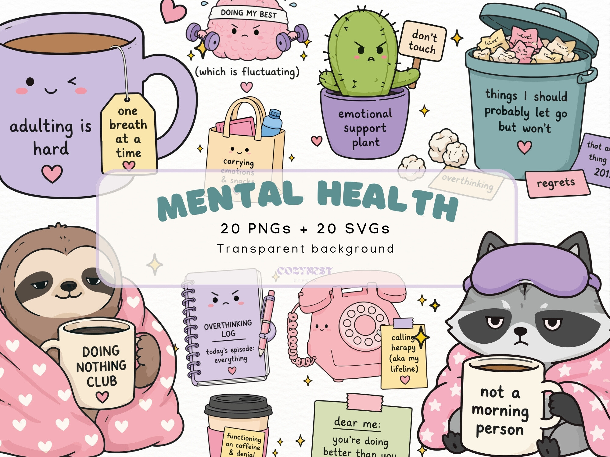 Sarcastic Mental Health Cliparts Funny