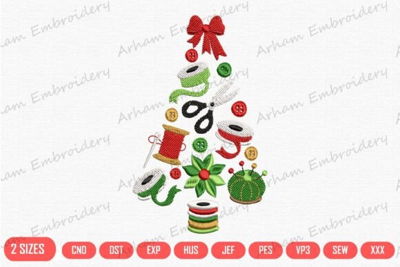 Sewing Christmas Tree