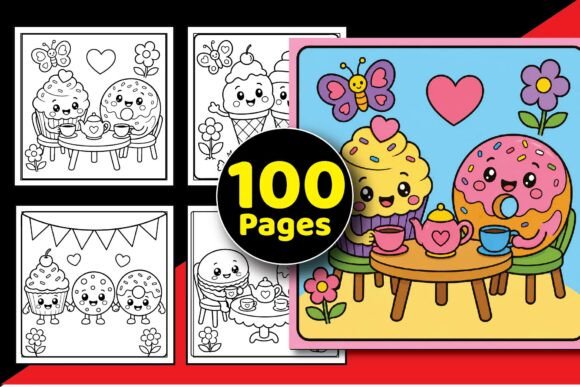 Sweet Treats Coloring Fun for Kids