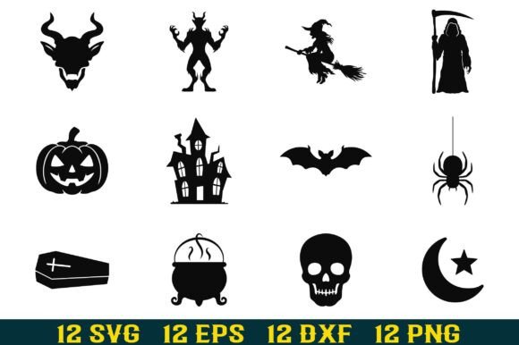 Ultimate Halloween Silhouette SVG Bundle