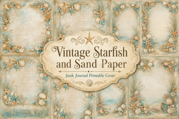 Preview of Vintage Starfish and Sand