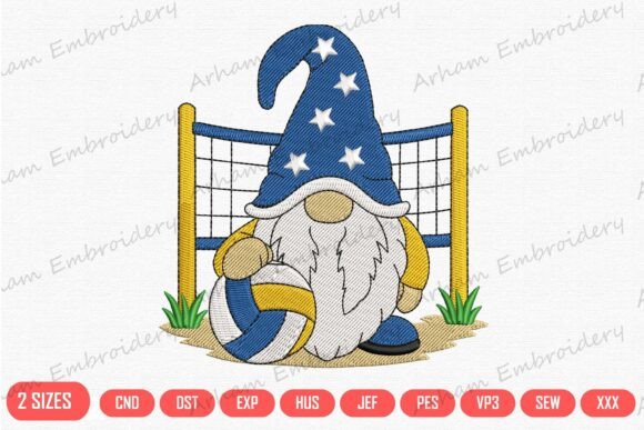 Beach Volleyball Gnome