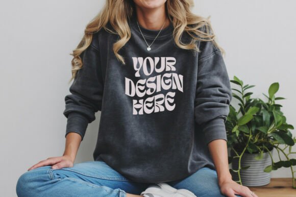 Gildan 18000 Sweatshirt Mockups