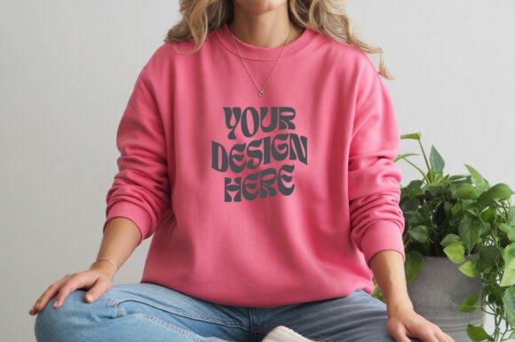 Gildan 18000 Sweatshirt Mockups