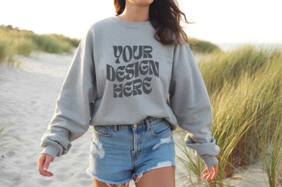 Gildan 18000 Sweatshirt Mockups