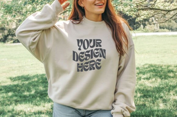 Gildan 18000 Sweatshirt Mockups