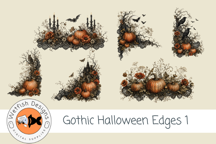 Gothic Halloween Edges 1