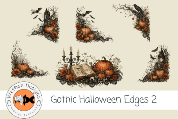 Gothic Halloween Edges 2