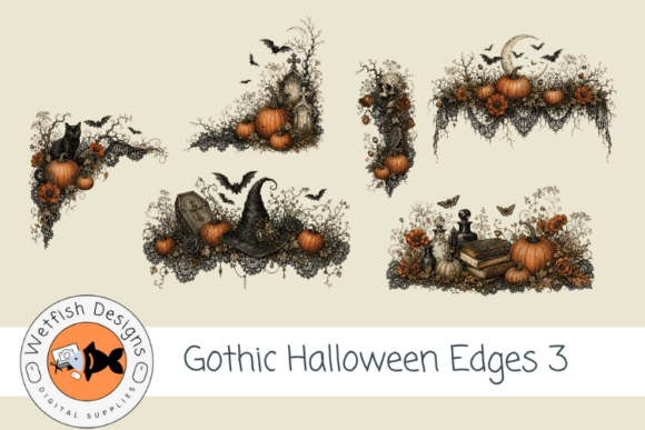 Gothic Halloween Edges 3