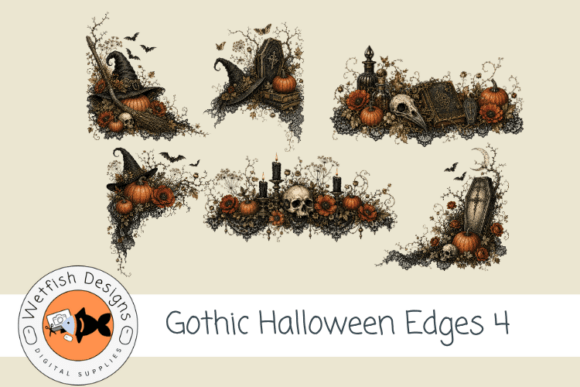 Gothic Halloween Edges 4