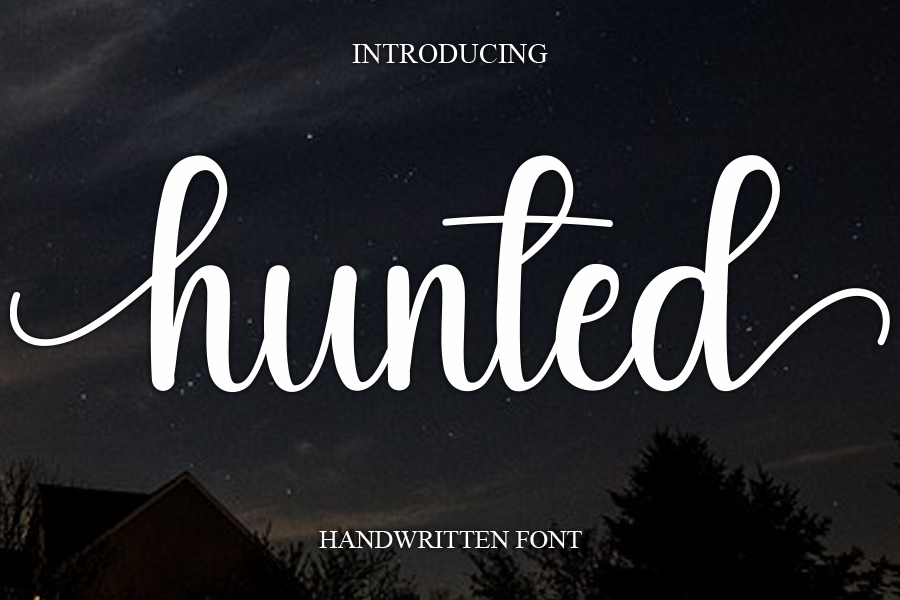 Hunted Font by salma studio · Creative Fabrica